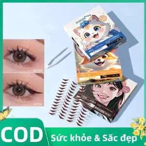 Trong Kho 104/120/128Pcs Kẻ Mắt Con Dấu Dán Nước & Mồ Hôi Chống Kẻ Mắt Vá Cá Tuyết