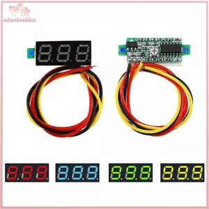THÊM 0,28 Inch Vôn kế kỹ thuật số DC 0-100V Máy kiểm tra điện áp Mini DC Vôn kế Máy dò BSS