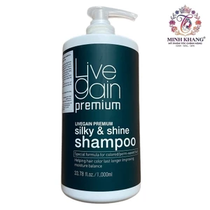 Dầu gội dưỡng màu nước hoa LIVEGAIN PREMIUM SILKY & SHINE Shampoo 1000ml ( New 2025 ) [ MK ]