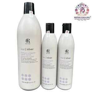 Dầu gội tím khử vàng, chăm sóc tóc vàng sáng Therapy SILVER STAR Shampoo RR Line 1000ml [ MK ]