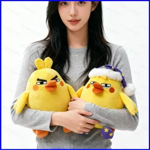 Roco Kingdom Jiji Duck Plushie Búp bê bông sang trọng Vịt vàng giận dữ dễ thương