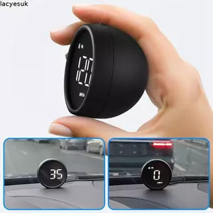 Đồng hồ tốc độ kỹ thuật số LACYESUK, Màn hình hiển thị đầu xe bằng nhựa HUD, Dễ dàng sử dụng Dụng cụ cắm và chạy đa năng GPS Đồng hồ tốc độ kỹ thuật số Phụ kiện ô tô