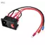 apill 3D Máy In Công Tắc Nguồn Phong Phú Hơn Loại Chữ U Cắm 15A 220V/110V Công Tắc/Ổ Cắm Bộ Chuyển Đổi Mô-đun có Cầu Chì và Lắp Đặt Dễ Dàng