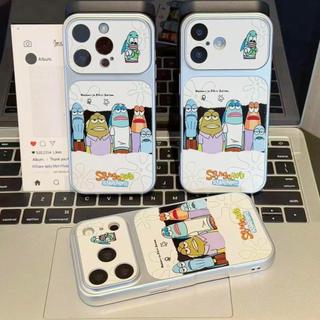 Họa tiết in cá xấu xí Bikini Bottom bảo vệ camera iPhone 17 - Ốp lưng iPhone 16/17 Pro Max/15 Pro Max/14/13/12/11/X/XS M