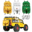 Túi đựng lốp dự phòng bằng vải Mini cho bánh xích RC 1 / 18 TRX4-M SCX24 MJX Land Rover - Bộ phận nâng cấp trang trí hành lý du lịch mô phỏng