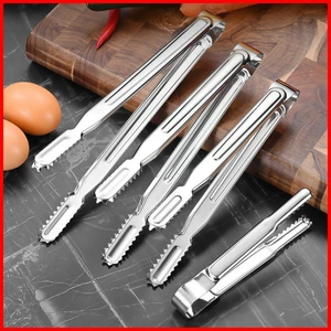 Kẹp gắp đá, gắp thịt nướng inox dày dặn bền đẹp nhiều cỡ 20cm,25cm,30cm,40cm - FE123