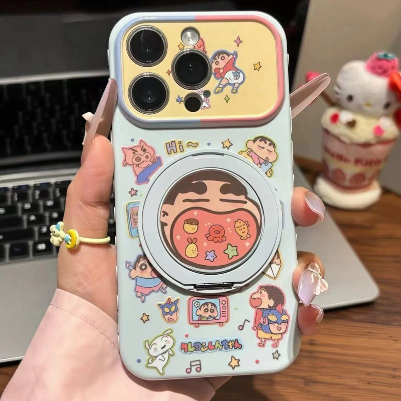 Ốp lưng iPhone Chef Hello Kitty có đế xoay 360° iP - 11/12/13/14/15/16/17/Plus/Air/Pro/Max
