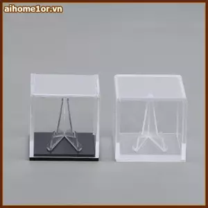 AIHOM Trong Suốt Acrylic Guitar Pi Hộp Hiển Thị Hộp Bảo Quản Có Chân Đế Thu Ra Tổ Chức Cho Phòng Thu Gia Đình Hoặc Văn Phòng,