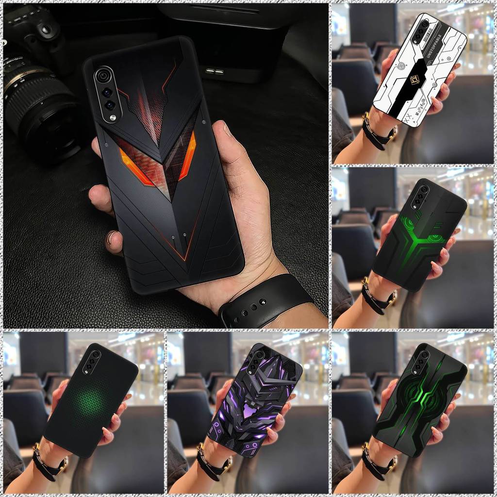 Ốp lưng Mecha Cho LG Velvet 4G / 5G Silicon Chống Thấm Nước Chống Bụi Bẩn Thiết Kế Thời Trang Túi Điện Thoại Chống Bụi TPU Bọc Toàn Bộ Vỏ Mềm Bảo Vệ Chống Sốc Chống Va Đập