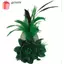 Mũ Fascinator GAVESTO, Băng đô tiệc trà nhiều màu lông vũ, Phụ kiện tóc hình hoa mô phỏng thời trang