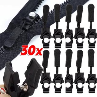 5 / 10 / 20 / 30 Chiếc Kéo Trượt Dây Kéo Đa Năng Có Thể Tháo Rời - Sửa Chữa Tức Thì Dây Kéo Đầu Cho Quần Áo Hành Lý