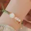 AqToCna Phong Cách Trung Hoa Ánh Sáng Sang Trọng Retro Xanh Tre Khớp Đính Hạt Vòng Tay Nữ Thời Trang Hoa Hồng Vòng Tay Trang Sức Quà Tặng AqToCna