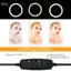 apill 6 Đèn LED có đầu cho Vlog e Video Studio Dimmable Fill Tương thích Camera selfie Ghi âm và Chụp ảnh trên