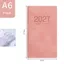 BEABOUT 2027 A6 Planner Notebook, Thiết kế bỏ túi giấy dày cao cấp Sách lịch trình 2027, Bề mặt viết mượt mà Di động Nhẹ hàng ngày Tạp chí hàng tuần Ghi tác vụ hàng ngày