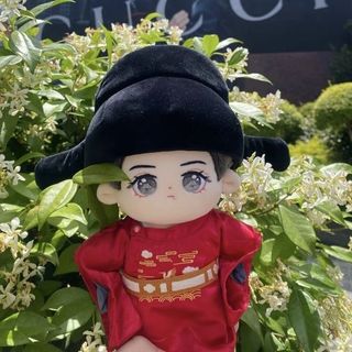 20cm Quần Áo Trẻ Em Quần Áo Búp Bê Cotton Xiao Zhan Zanghai Độc Quyền Chính Thức Đồng Phục Cổ Dễ Thương Búp Bê Xiao Zhan Cotton 6.10
