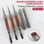 Bút keo dán móng tay hai đầu bằng gỗ đàn hương UV Gel Brush Nail Art Painting Extension Gel Nail Line Brush Dụng cụ làm móng tay Mới