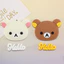chram dép cross chamr gắn dép cross charm dép to Hoạt Hình Dễ Thương Rilakkuma Khóa Giày PVC Mềm Lỗ Cao Su Giày Hoa DIY Trang Trí Phụ Kiện Trang Trí Trang Sức Vỏ Điện Thoại Miếng Dán
