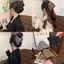 Kẹp tóc vỏ sọc tam giác dành cho nữ Kẹp cá mập cổ điển có tay cầm chắc chắn cho tóc đuôi ngựa Thi Tuyệt vời cho văn phòng và các bữa tiệc