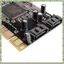 3114 Thẻ Mảng SATA Mở Rộng 4 Cổng Mở Rộng Thẻ Chuyển Đổi PCI Sang SATA