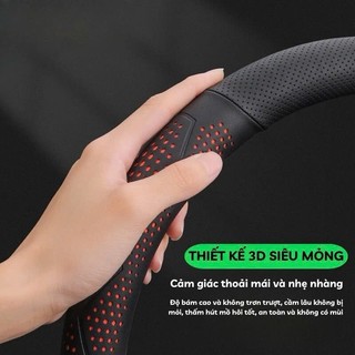 Bọc Vô Lăng Xe LIMO GREEN Da Nappa Cao Cấp SH Autocare Mềm Mại Thoáng Khí,Limo Green,VF3,VF5,VF8,VF9