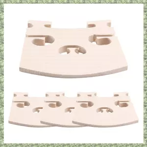 Bộ phận đàn violin-Bridge-5pc-4 / 4 Bộ phận đàn violin cầu phong, 4 mảnh