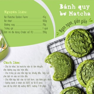 Bơ Golden Farm Vị Matcha Lọ 170g & 340g, Bơ Mịn Kết Hợp Cùng Matcha Thơm