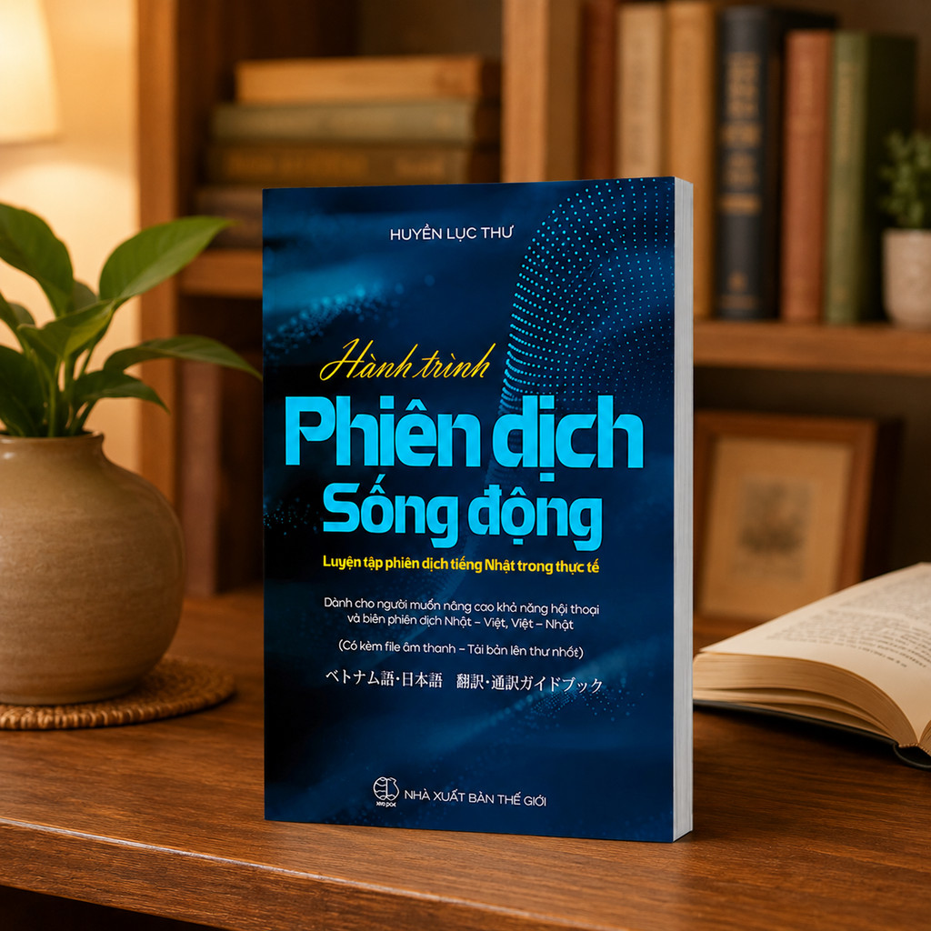 Sách - Hành Trình Phiên Dịch Sống Động - Luyện Tập Phiên Dịch Tiếng Nhật Thực Tế (Alpha Books) (SDV)
