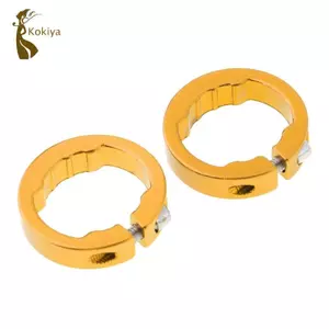 2 Chiếc Khóa Xe Đạp Nhẫn Cố Định Độ Dày 8 / 12 Mm Tay Cầm Thanh Cầm Đầu Phần Hợp Kim