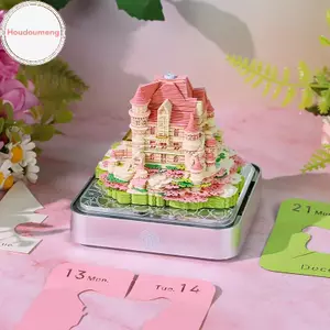 Hodou Time Piece Lịch 2026 Lịch Để Bàn Có Đèn LED 3D Lịch Xé Khắc Giấy Nghệ Thuật Memo Pad Notepad Quà Tặng Giáng Sinh Trang Trí Máy Tính Để Bàn VN