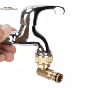 TRTR Ống Cuộn Xoay Khuỷu Tay Qui Đầu Nối Cho Hoselo Cắm 3 / 4in BSP Nữ Ngoài Trời Vườn Vòi Bộ Chuyển Đổi VN