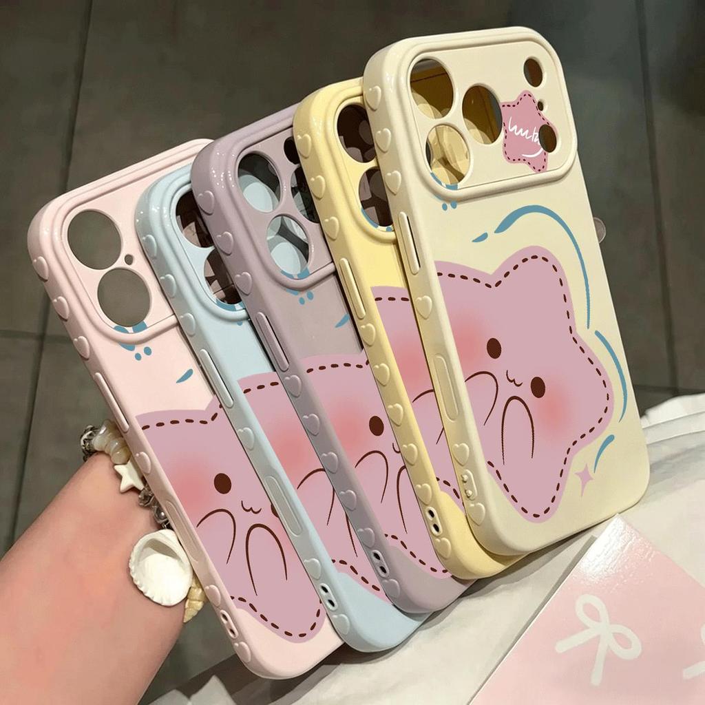 Blush Star cho trường hợp iPhone 17promax 161514plus Jelly Case 1311211