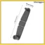 100 Chiếc Móc Khóa Kẹp Thủ Công Trong Suốt Cho Hàng Thủ Công 3.50X0.80X0.50CM Đen khxinggao
