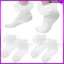 3 Đôi Tất Trắng Bé Gái Tập Đi Cotton Ren Mềm Mại Frilly Tất
