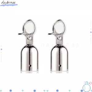 Nắp cuối dây rào cản DAYBREAK, Nút chặn đầu dây Stanchion 8,5 * 2,8 * 2,8cm / 3,35 * 1,1 * 1,1 inch, dành cho móc khóa bằng thép không gỉ kiểm soát đám đông Thảm đỏ