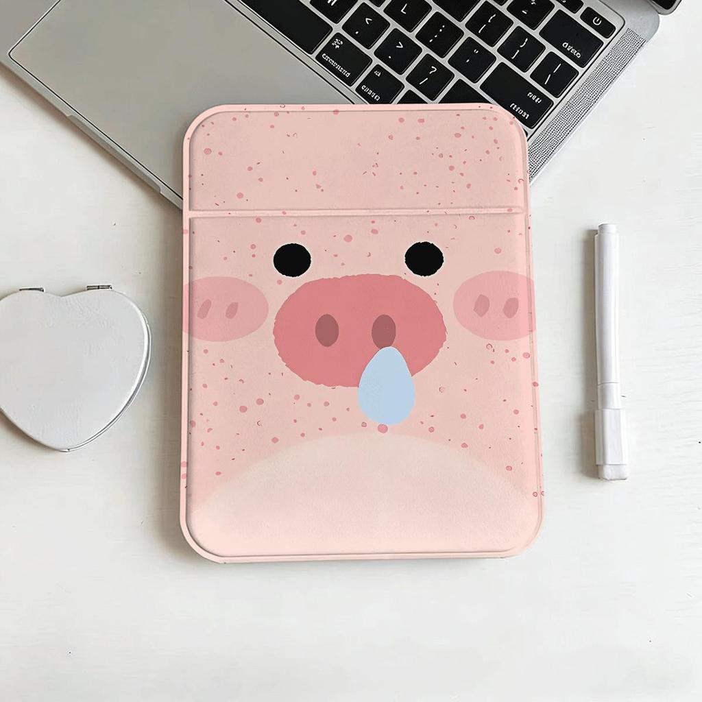 Gương cầm tay gấp họa tiết heo hồng dễ thương, nhỏ gọn tiện dụng mang đi khắp nơi