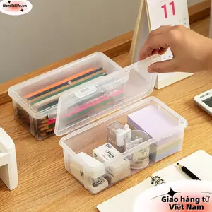 Hộp lưu trữ NORDICLLIFE Hộp đựng máy tính để bàn di động Hộp đựng bút đánh dấu dung tích lớn