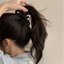 Kẹp tóc chuối nơ mói 4 màu giữ tóc chắc chắn phong cách đơn giản