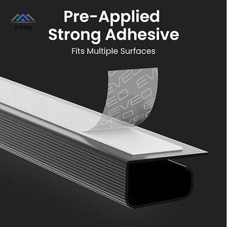 ELBBKG 40cm / 15.75inch Dưới Khay Quản Lý Cáp Bàn PVC Dây Hider Dây Giá Đỡ Dây Tổ Chức Cáp Raceway Mới