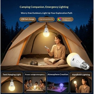 Bóng đèn RGB điều khiển từ xa thông minh SMVP LED Màu sắc có thể điều chỉnh đầy đủ, có thể điều chỉnh độ sáng, hẹn giờ E27 Đèn xung quanh