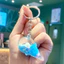 Hoạt Hình Kem Acrylic Móc Khóa Sáng Tạo Lấp Lánh Chai Cặp Đôi Túi Mặt Dây Chuyền Túi Đi Học Mặt Dây Chuyền Quà Tặng