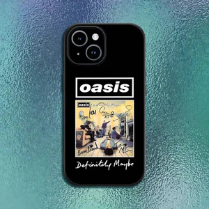 Ốp Điện Thoại O-Oasis TP-2 Band Cho IPhone 11 12 13 14 15 16Pro Max Plus Vỏ Mềm Màu Đen Cổ Điển