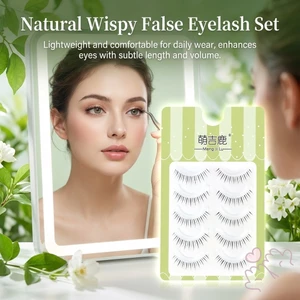 Lông mi dưới tự nhiên Sợi tổng hợp không thấm nước C21 Curl 7-9mm Lông mi giả màu đen