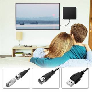 Ăng-ten TV ELBBKG HDTV Flat Trong nhà Phạm vi 50 dặm VHF UHF DVB - Bla mới