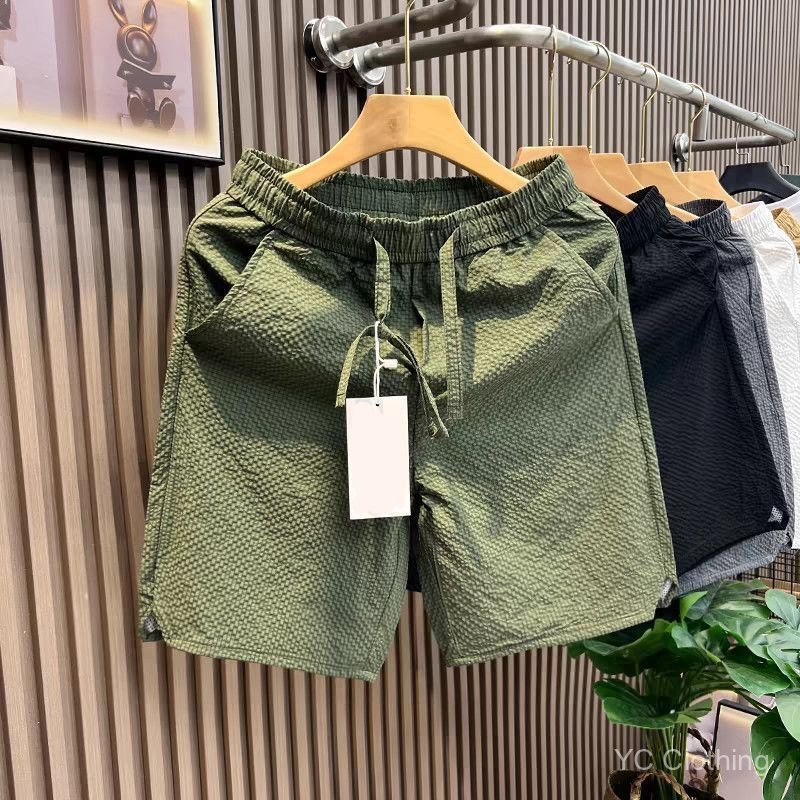 Mùa Hè 2026 Nam Unisex Đa Năng Họa Tiết Thường Ngày Quần Short Cặp Đôi Xu Hướng Thời Trang Quần Short Đi Biển Rời C4XQ