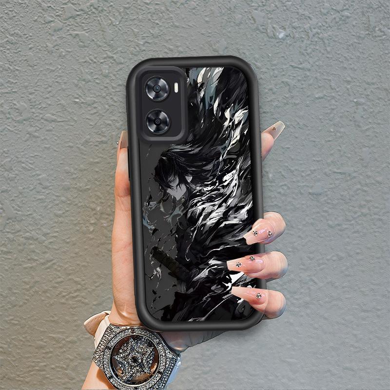 Áp dụng cho OPPO A57 4G A77 4G A77S 4G Vỏ điện thoại mềm màu kẹo silicon hoạt hình TPU Yuta Okkotsu Jujutsu Kaisen Sinh viên Angel Eye Ốp lưng chống sốc