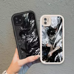 Áp dụng cho iPhone 11 12 13 Pro Max Vỏ điện thoại mềm cầm tay bằng silicon hoạt hình TPU Yuta Okkotsu Jujutsu Kaisen Sinh viên Angel Eye Ốp lưng chống sốc