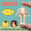 DARON Nhỏ Gsc Body, Obitsu 11 Multi-Joint YMY Body, Trang Phục Sinh Nhật Thay Thế Da Trắng BJD Mô Hình Búp Bê Đồ Chơi DIY