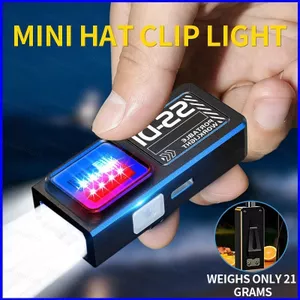 SQ3 Mini USB Sạc Mũ Kẹp Ánh Sáng Đèn LED Siêu Nhẹ Làm Việc Flashligh Ngoài Trời Khẩn Cấp Sử Dụng Hàng Ngày QS3