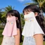 Trẻ em Mặt nạ chống nắng ngoài trời Bảo vệ cổ Tích hợp Bảo vệ tia cực tím thoáng khí Nam Nữ Mặt nạ trẻ em Mới Trẻ em Mặt Gini