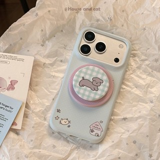 [Sheren] Ốp Điện Thoại Con Chó Con Thích Hợp Cho i17 16 15 14 13 12 11 pro max Vỏ Bảo Vệ Chống Sốc